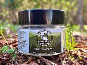 Open image in slideshow, Georgia Peach Premium Organic Beard Balm
