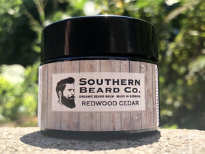 Redwood Cedar Organic Beard Balm - Southern Beard Co.