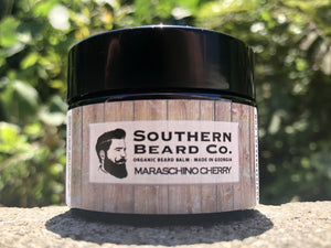 Open image in slideshow, Maraschino Cherry Organic Beard Balm - Southern Beard Co.
