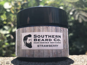Open image in slideshow, Strawberry Organic Beard Balm - Southern Beard Co.

