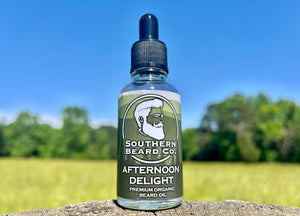 Open image in slideshow, Afternoon Delight Premium Organic Beard Oil

