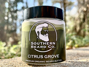 Open image in slideshow, Citrus Grove Premium Organic Beard Butter
