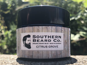 Open image in slideshow, Citrus Grove Organic Beard Balm - Southern Beard Co.
