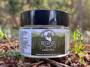 Open image in slideshow, Chai Tea Premium Organic Beard Balm
