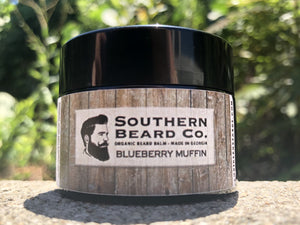 Open image in slideshow, Blueberry Muffin Organic Beard Balm - Southern Beard Co.
