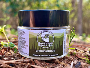 Open image in slideshow, Citrus Grove Premium Organic Beard Balm

